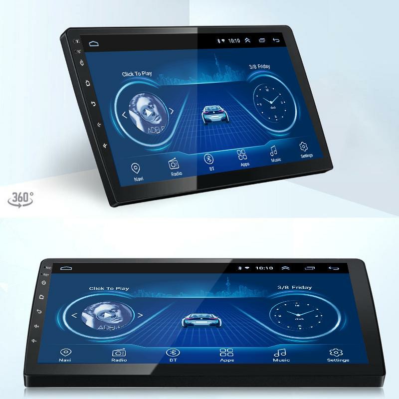 Автомобильный Gps навигатор 9 дюймов Универсальный Android 10,1 автомобиль радио 2.5D сенсорный экран 2 ГБ 32 ГБ стерео радио навигации автомобиля плеер android