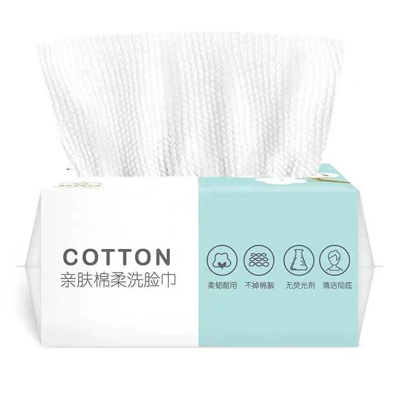 Plant Fiber Disposable Face Towel Ultra Soft Facial Tissues Daily Cleansing Face Towel