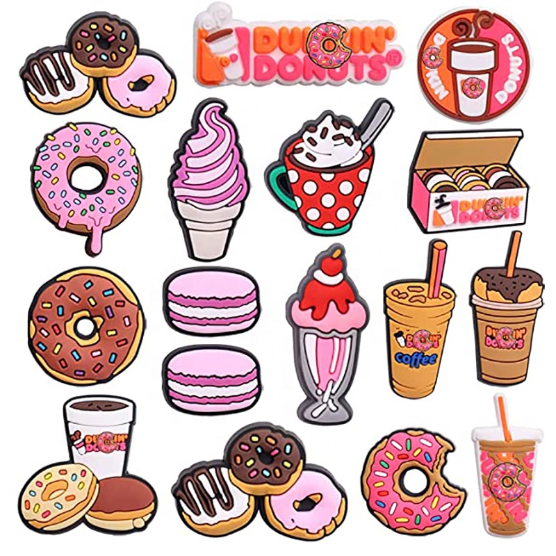 Sweet dunkin, пончики, Кроксы, подвески, оптовая продажа, Пончик, Кроксы, обувь, подвеска, Кроксы, обувь
