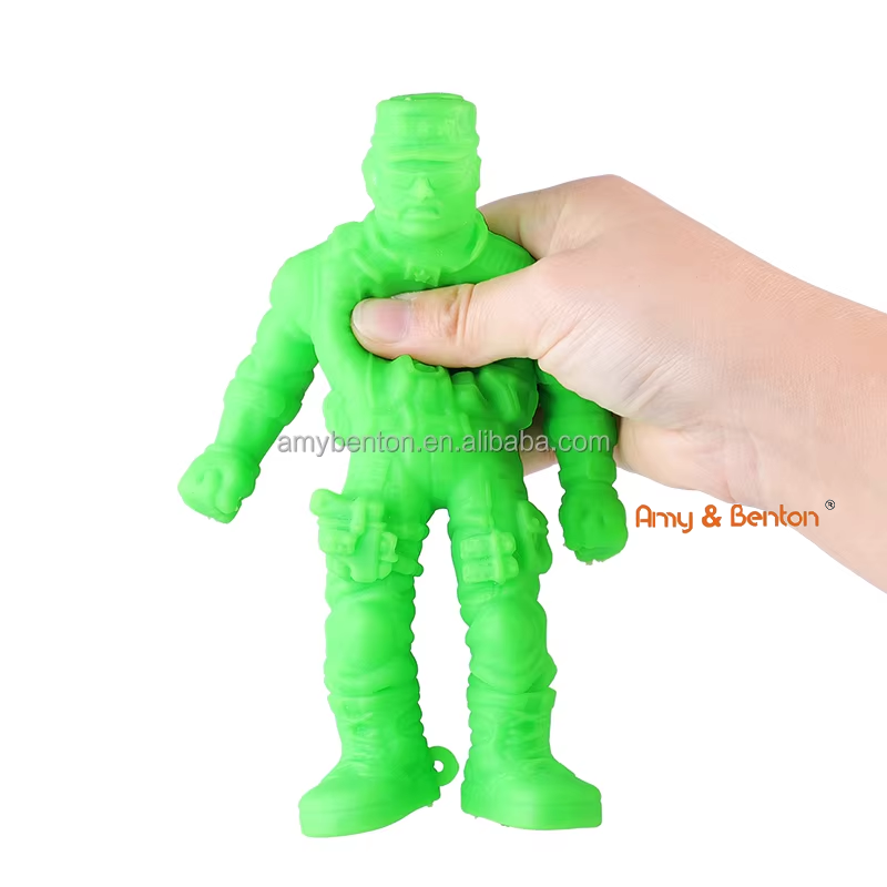 Stretching Sensory Toys Hot Sale Squeeze Soldier Novelties Autistic Sensory Toys