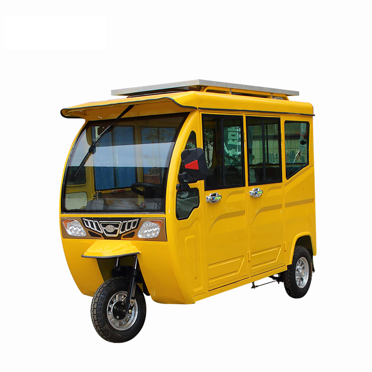 Newest Three Wheel Passenger Tricycles Electric for Adults for Sale Motorized Solar Electric Tricycles