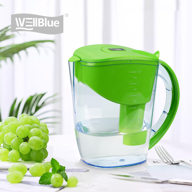 Wellblue горячая Распродажа 3.5L минеральной щелочной воды горшок фильтр для воды кувшин для бытовой водопроводной воды очиститель машина