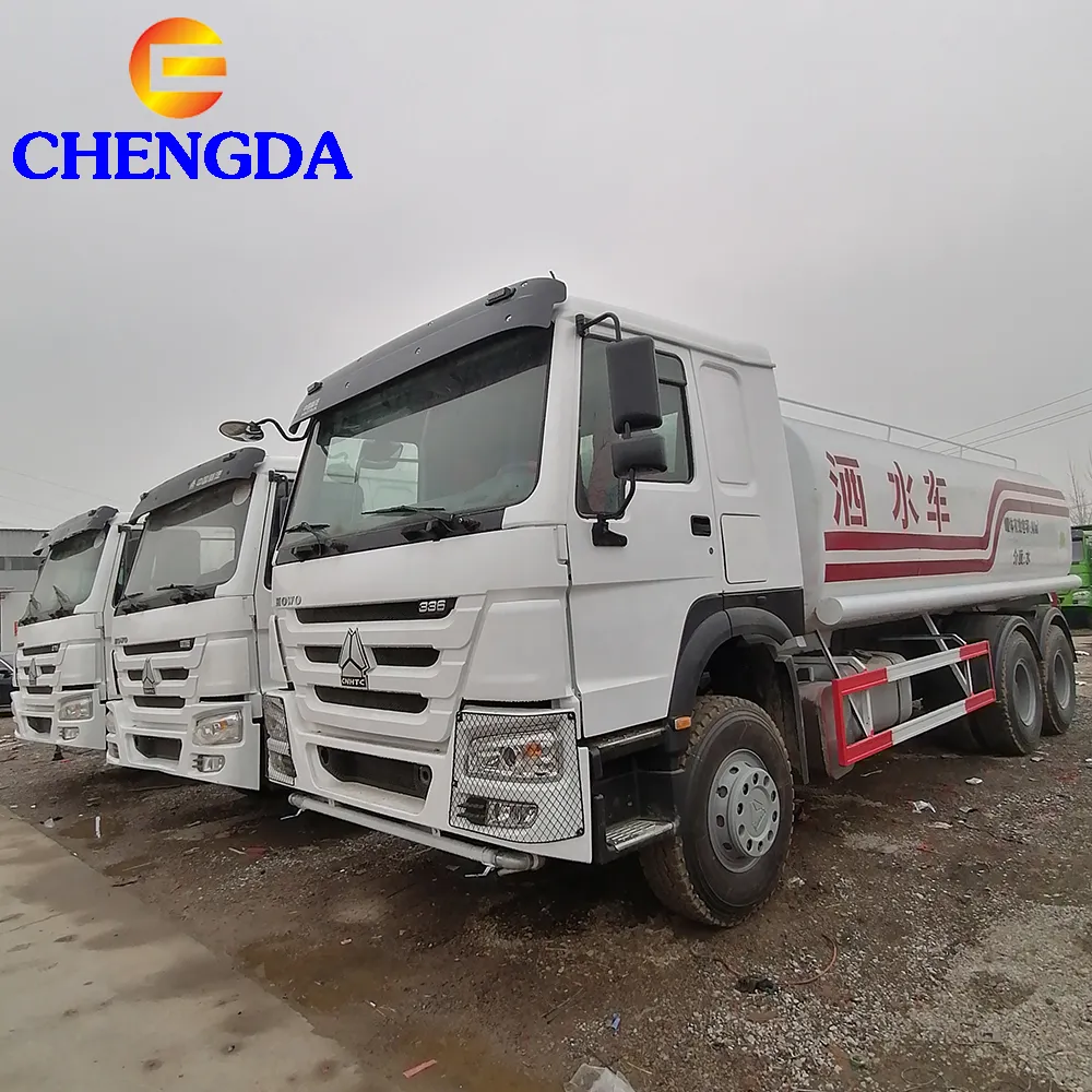 Low Price Howo 6x4 Used Water Tank Truck