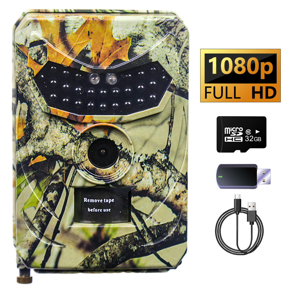 HunterCam PR100 Waterproof Mini hidden trail camera 1080p 24mp animal Wildlife Night Vision camera photo and video wildkamera
