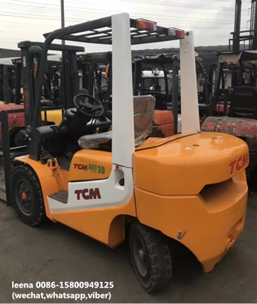 Лидер продаж, дешевый б/у дизельный вилочный погрузчик 3t tcm fd30