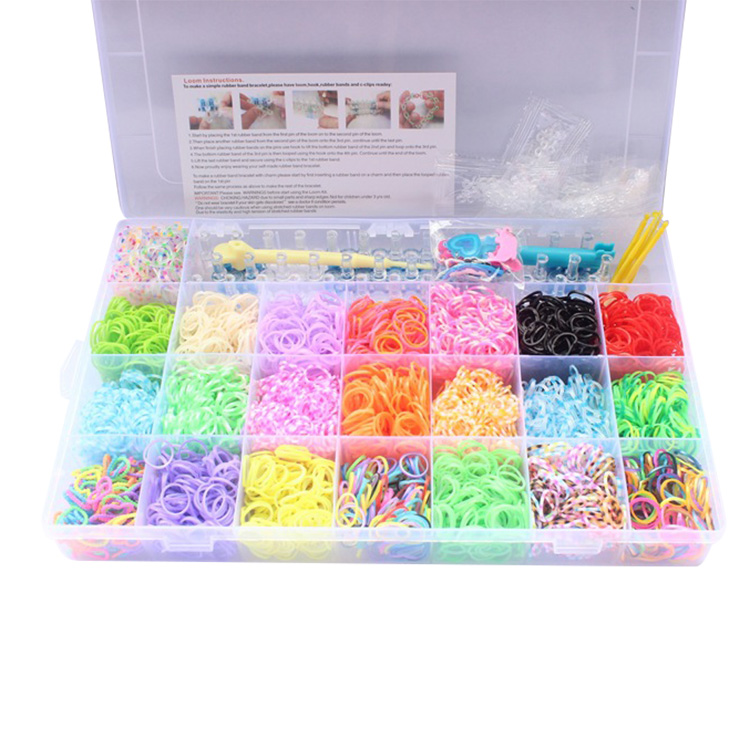 4500 шт. Ассорти Премиум браслет Diy Kit красочные резинок для создания плетеных браслетов в комплекте со станком для плетения браслетов, Набор для создания браслетов комплект
