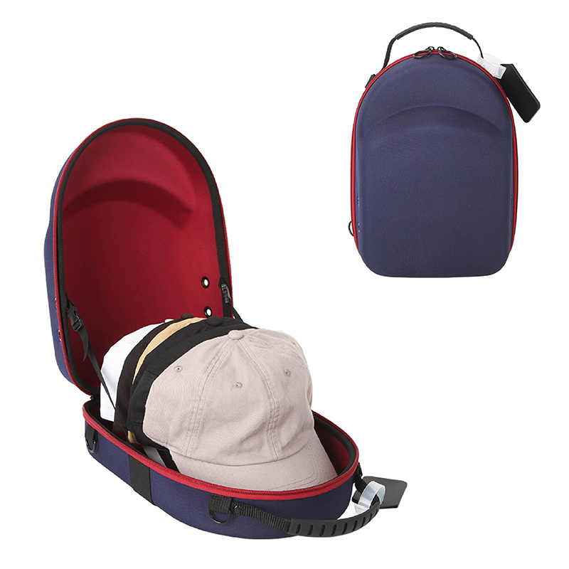 Custom Modern Durable Eva Hard Shell Travel Cap Carrier Baseball Snapback Case Bags Cowboy Hat Carrying Case For Caps