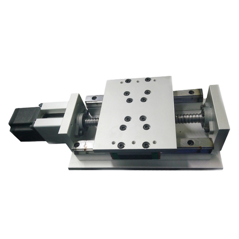 Square Guide Rail Ball Screw Guide HG25 Screw 20 Lead 10 Stroke 600mm 86 Motor Wide 250mm Stepper Motor Screw Cross Slide