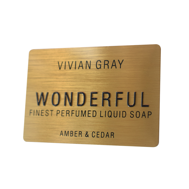 New Design Customized Metal Plate High Quality Engraved Plate Metal Label Plates