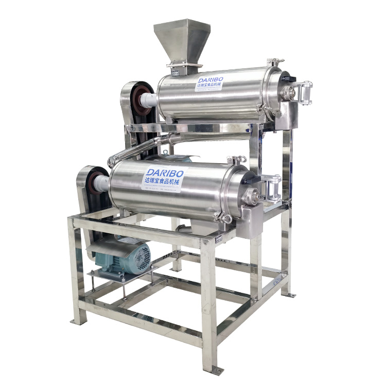 Double channel mango pulping machine mango juicer Fruit beating machine with core
