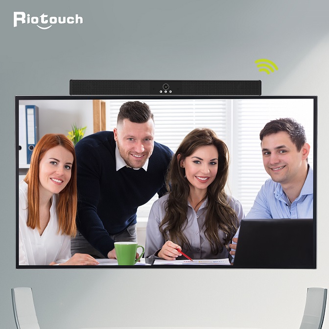 Riotouch MeetingPod три в одном, конференц-камера, видеозвуковая панель, Офисная Конференц-камера с микрофоном и динамиками