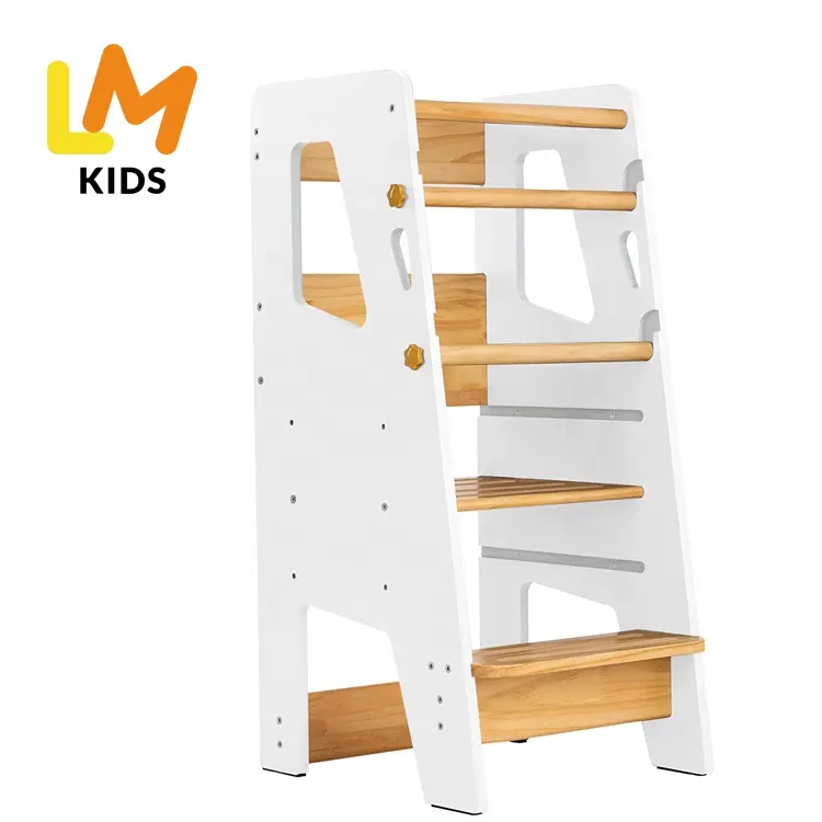 LM KIDS Free sample Products Montessori Furniture Toddler Tower kids learning tower toddler step stool Kitchen Helper