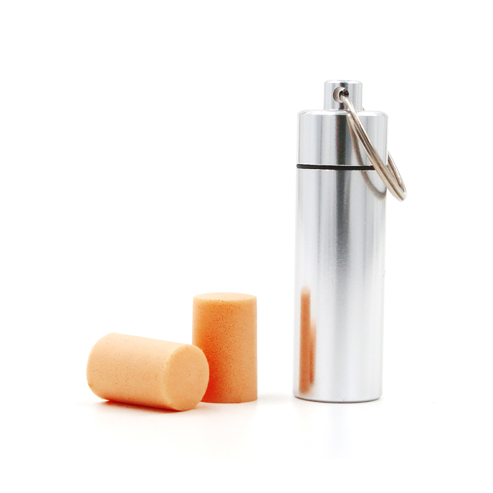 sound proof disposable soft material wireless PU foam ear plugs for ear tunnel