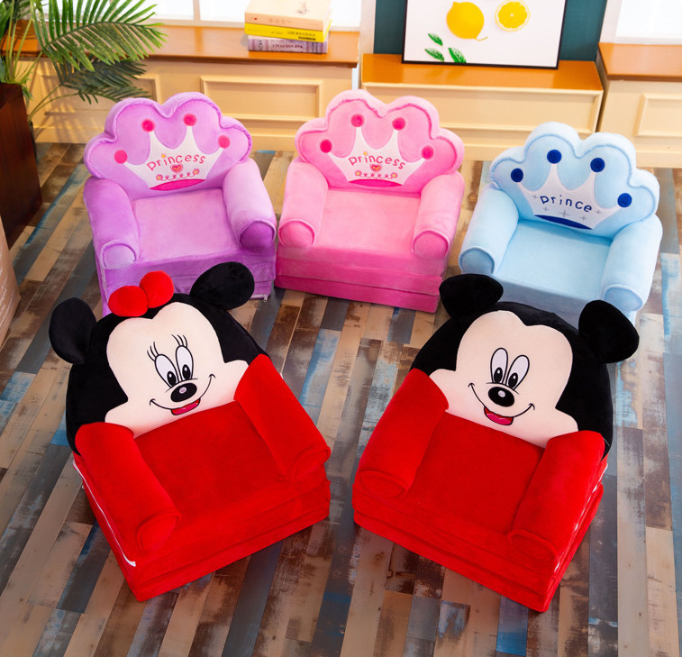 wholesale hot sale high quality Children Sofa Plush Toy Cartoon Plush soft Baby Sofa Mini Sofa children price