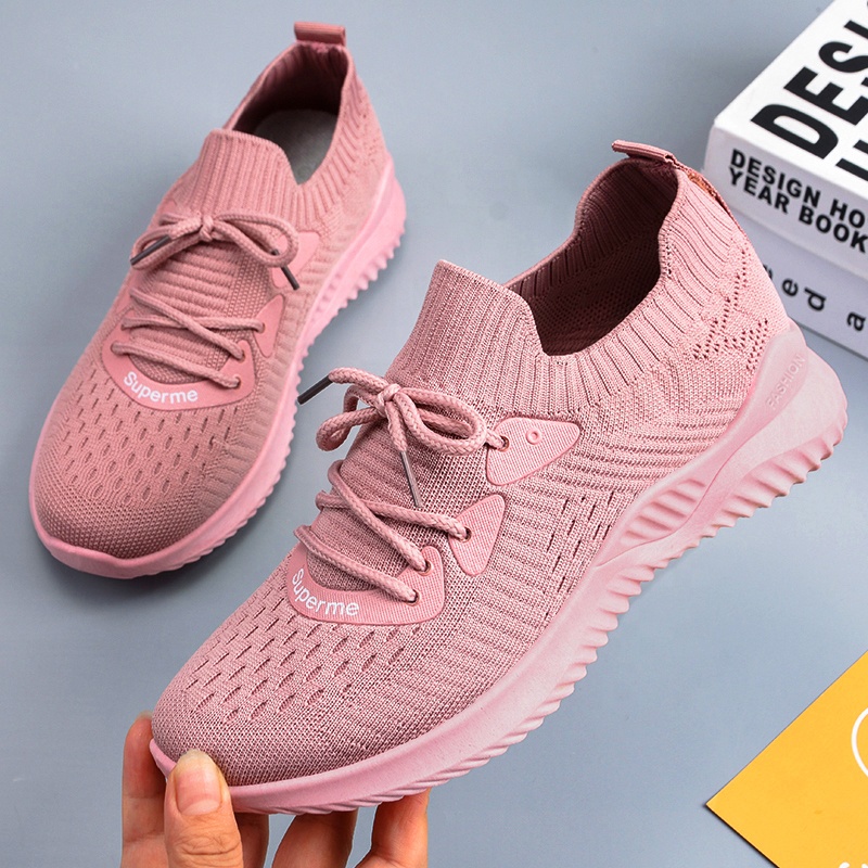 996A CHAUSSURES; Большие размеры; Повседневная обувь на плоской платформе, модные носки; Новый тренд; Модные женские кроссовки