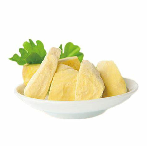 Popular Fruit Healthy 100% Natural Freeze Dried Durian Chips Sweet Taste Dried Fruit Slice Shape for Healthy Snack from Thailand