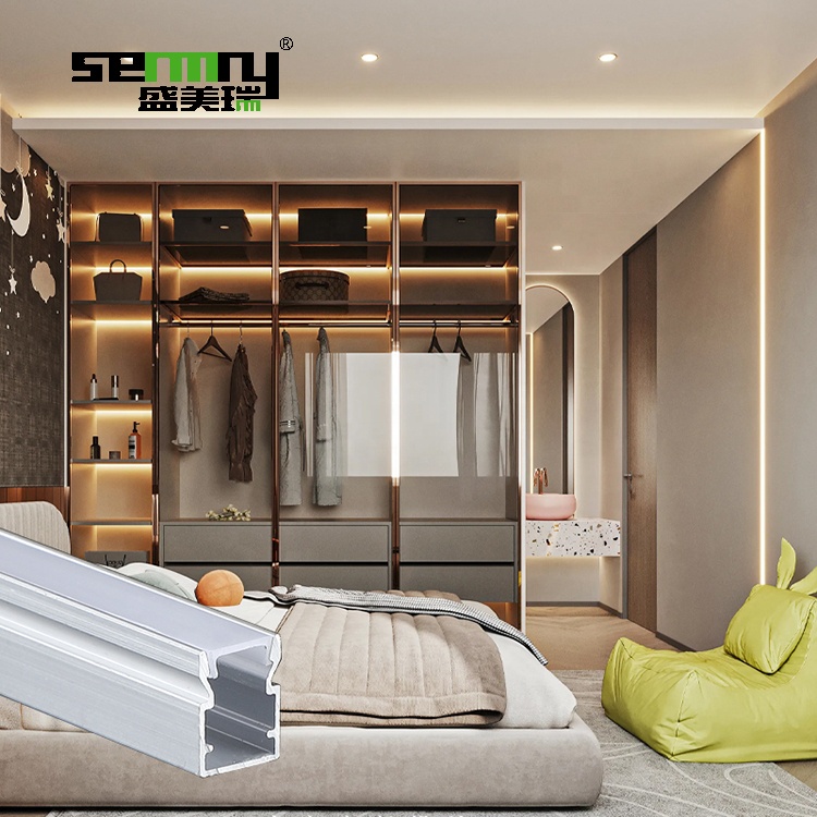 Aluminium profile lighting led 24v smart led strip light running changing color led strip led strip led strip light