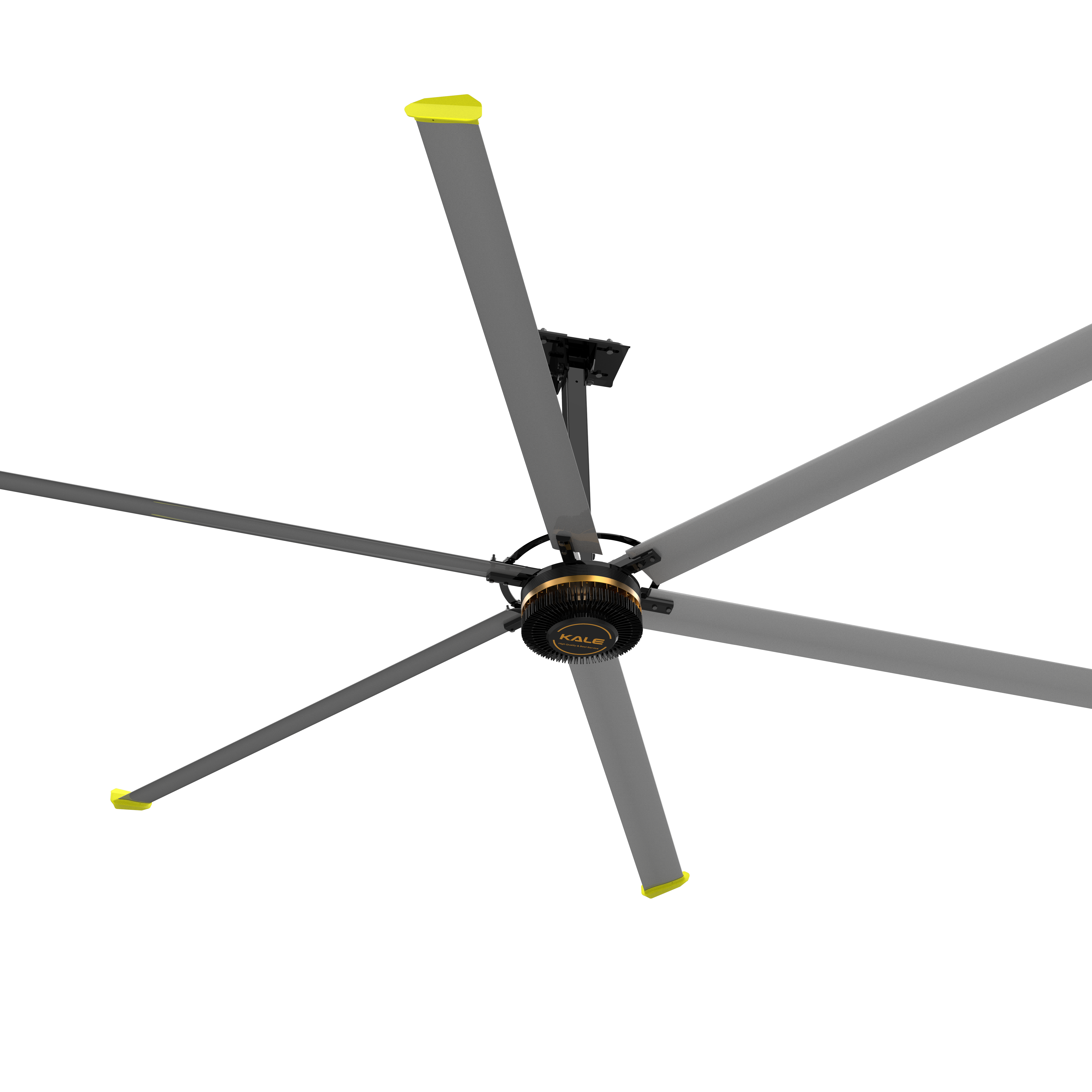 Шанхай морская водоросль-вентилятор HVLS 5 штук лезвий большой промышленности 24 фута вентилятор Алюминиевый лезвие