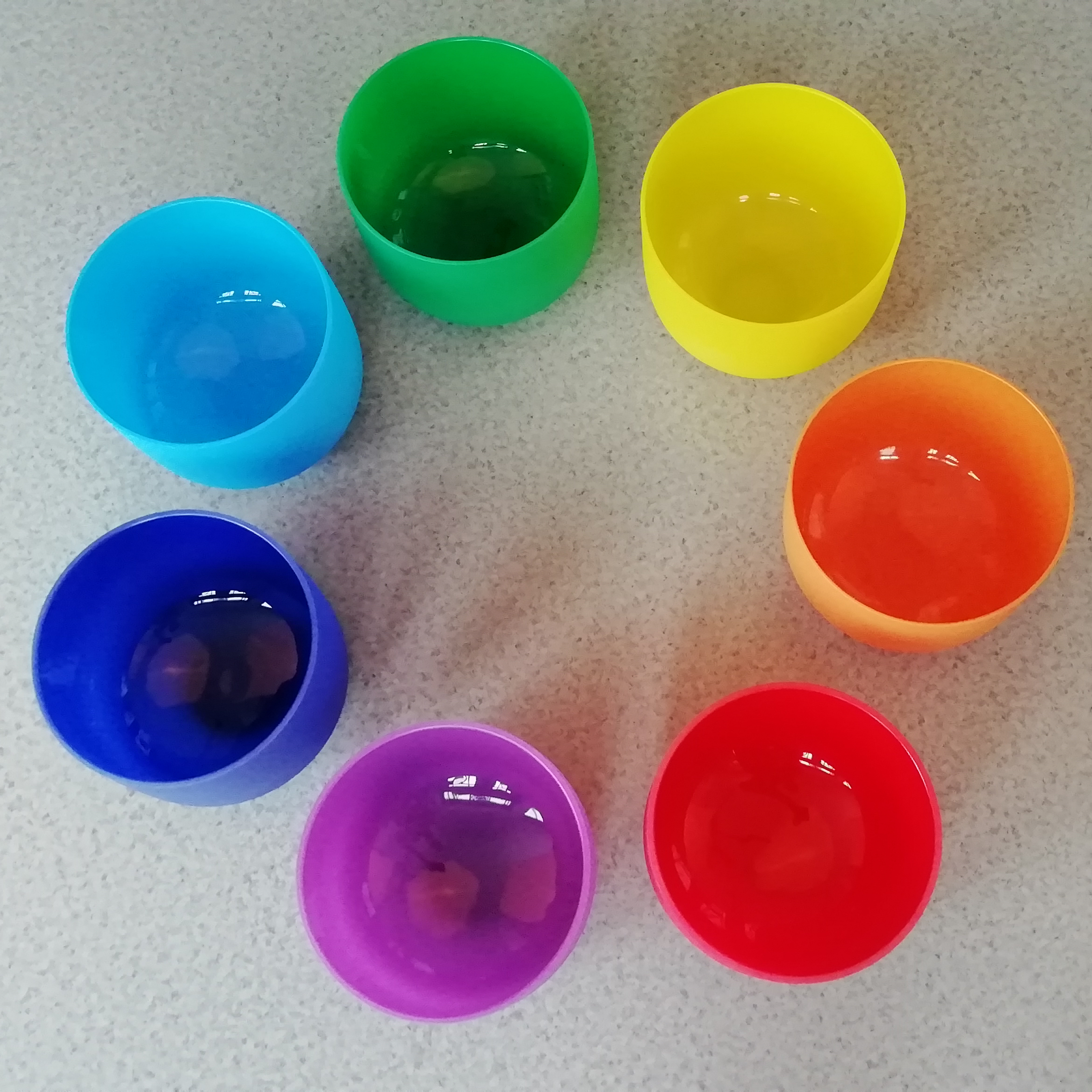 11 inch 440Hz/432Hz colored Quartz Bowl for Sound healing factory wholesale Crystal Craft Crystal Singing Bowl
