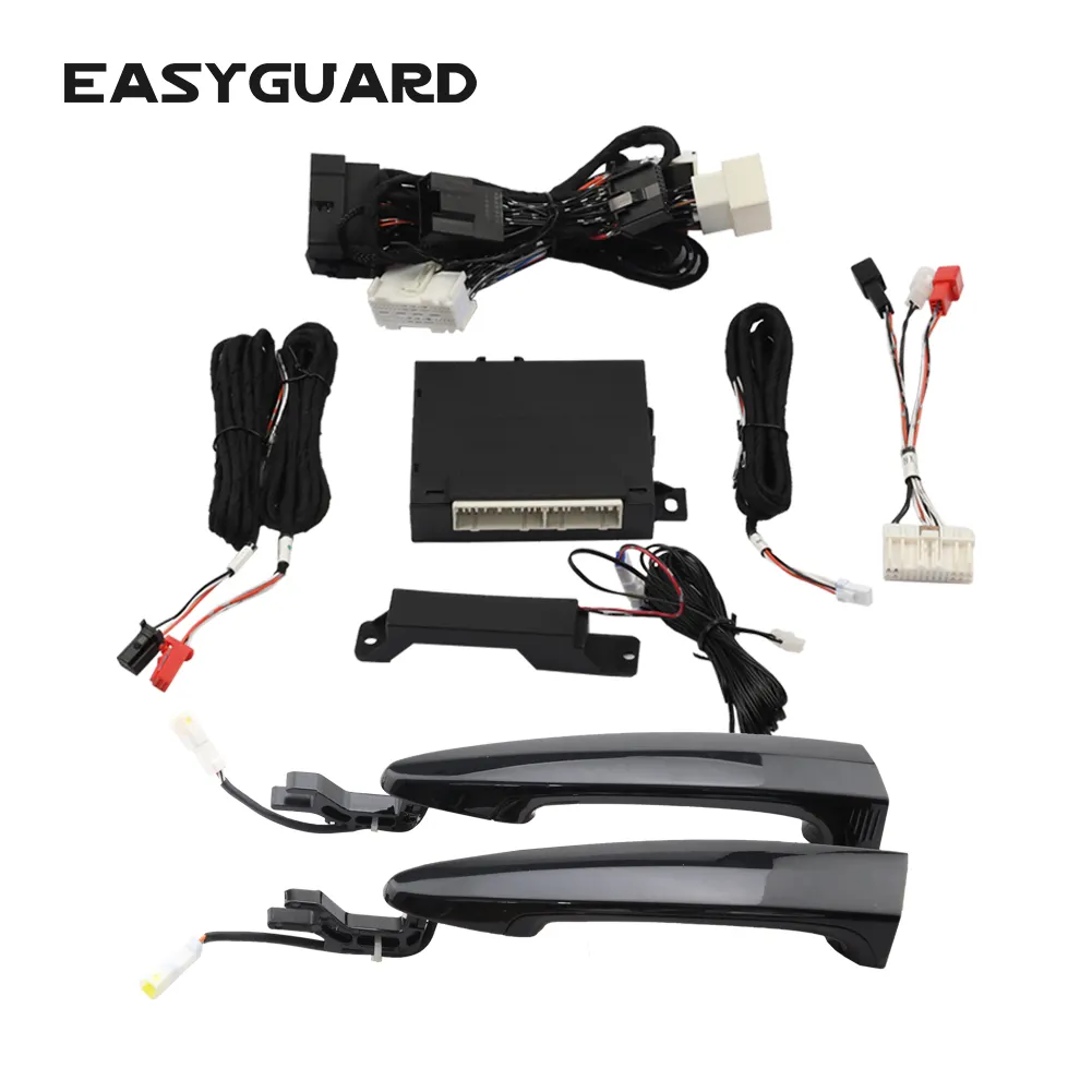 Умная сенсорная Автомобильная дверная ручка EASYGUARD, комфортная сенсорная Индукционная дверная бесключевая система блокировки входной двери, система разблокировки F01 F02 F03 F04 F07