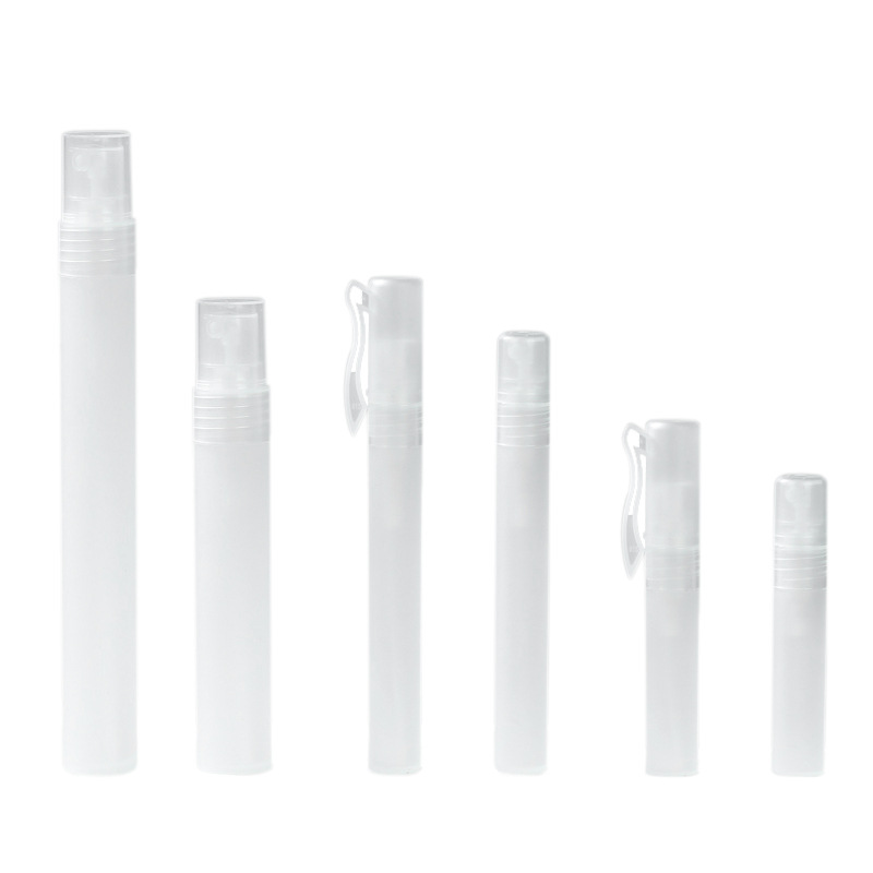 Fast Delivery 10ml Plastic Frosted Sanitizer Pen Spray Bottle Pocket Perfume Spray
