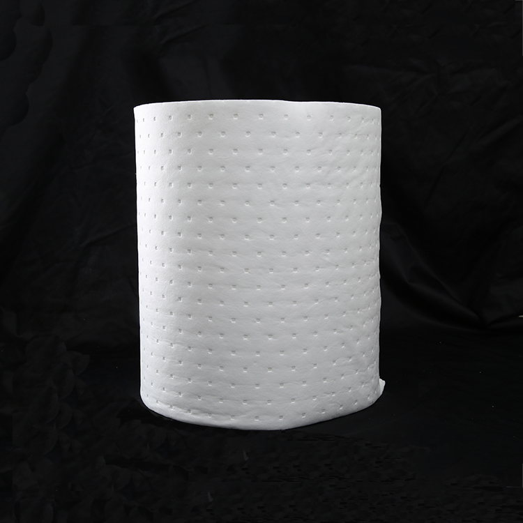 Low Price PP White Color Oil Only Dimpled Absorbent Rolls