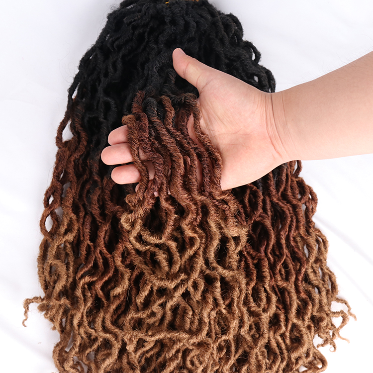 Эффектом деграде (переход от темного к gypsy locs вязание крючком 24 корень натуральные синтетические волосы gypsy locs увеличения объема, огромные волнистым с искусственным волнистые gypsy locs