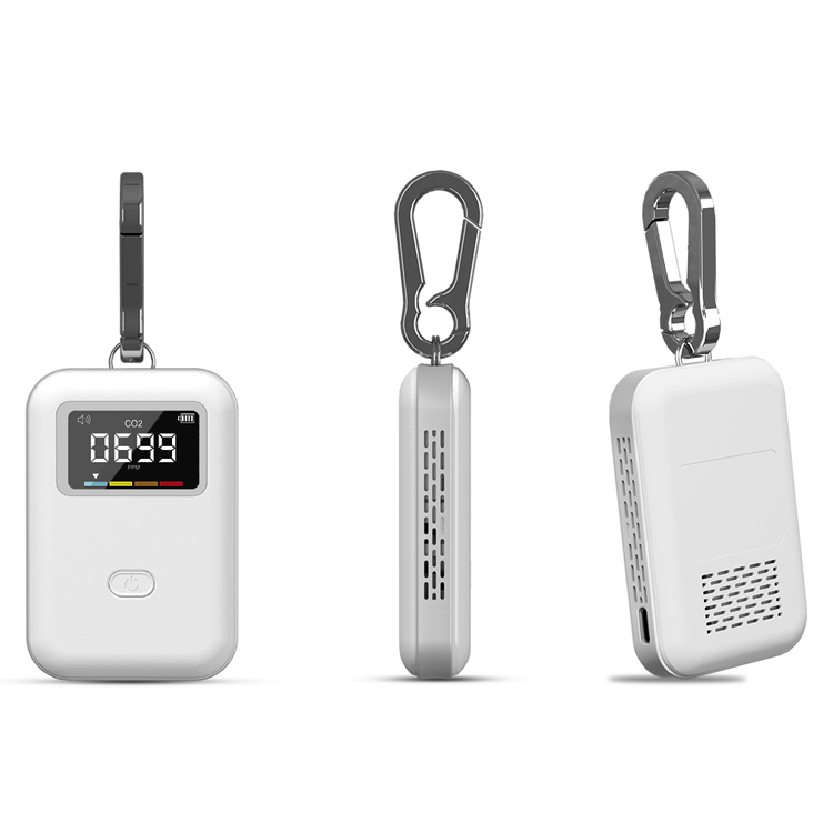 2021 Portable Co2 Monitor Air Quality Carbon Dioxide Pollution Detector Indoor Multi Function Air Quality Detector Monitor