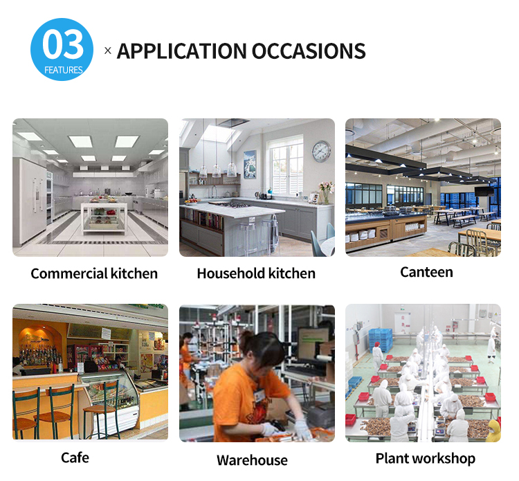 Factory price premium durable hotel restaurant commercial kitchen work table with under shelf