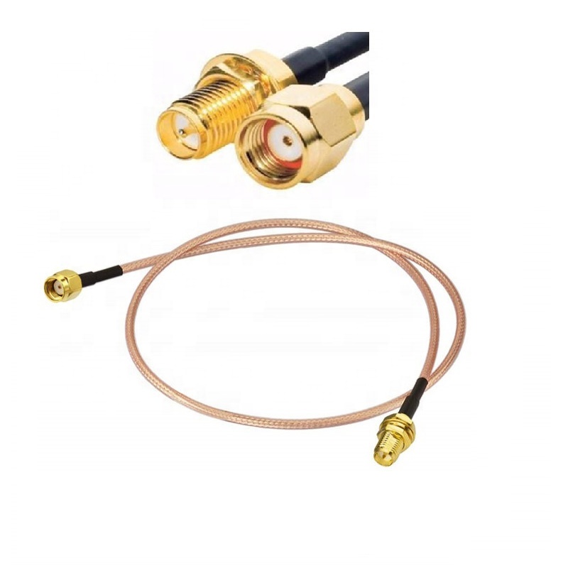 Кабель RG174 для SMA male к RG316 SMA female разъемы, соединительный кабель 1 м 2 м