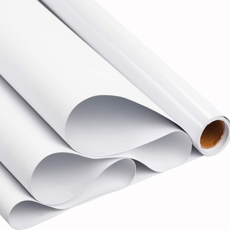 White Non Adhesive Electrostatic Vinyl Static Cling Privacy Window Film