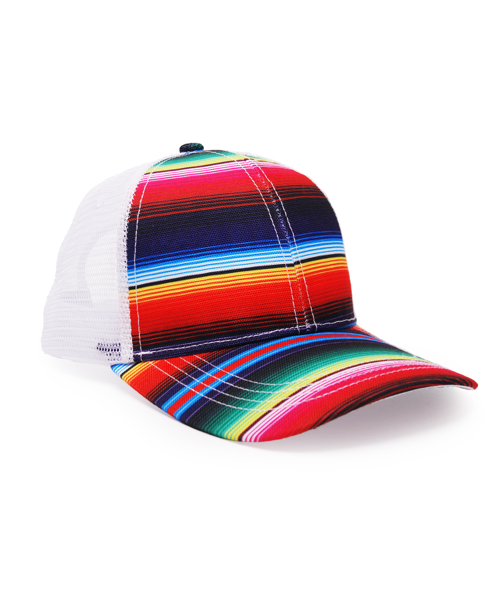 Snake Serape Fashion Wholesale Canvas Tail Hat Summer Women Baseball Caps Ponytail Mesh Hats DMA61116
