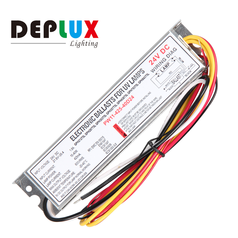 DC12V УФ балласта DC24V УФ балласта PW11-425-40D12 D24 21 Вт до 40 Вт