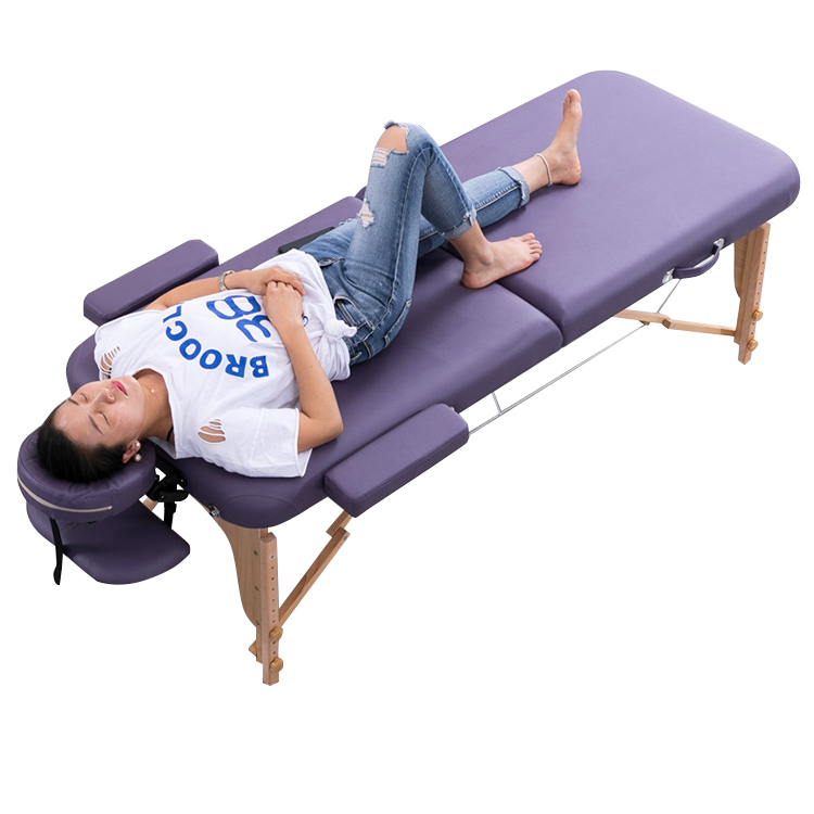 Medical Spa Bed Adjustable Massage Bed Folding Table Massage