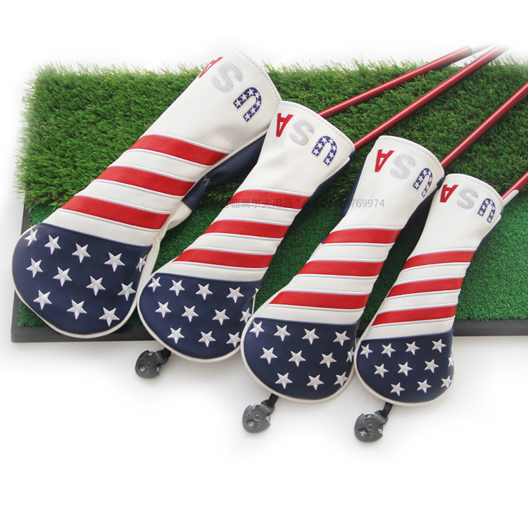 Golf Head Covers Driver 1 3 5 Fairway Woods Headcovers Long Neck Head Covers for Golf Club Fits All Fairway and Driver Clubs