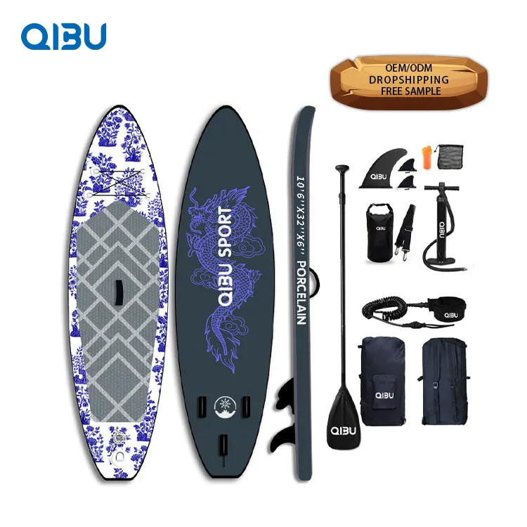 QIBU high performance water color future skim board sup board 2021.