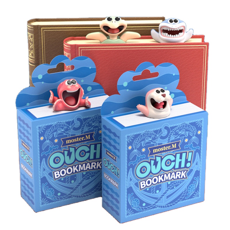 Kawaii 3D Закладка животные раздавленный Кот Кролик Мышь закладки креативная книга с изображением волка для детей подарок для девочек Kawaii Канцтовары