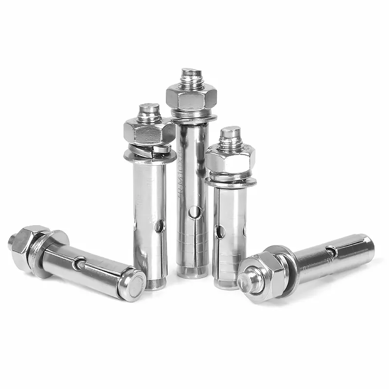 304 Stainless Steel  External Hex Hexagon Expansion Screw Sleeve Concrete Anchor Bolt