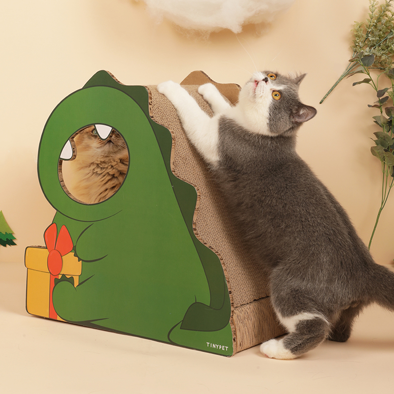 Scratch Pad Post For Cat Exercise Waterwheel Cat Scratcher Board Toy Paper Corrugated Cardboard Anti Cat Scratching Post