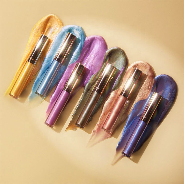 Cosmetic vegan makeup metallic lipgloss lip gloss vendor long lasting lipgloss