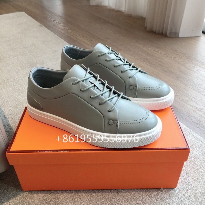 Top quality men casual shoes, fashion brand designer luxury genuine leather unisex shoes metal buckle casual flat sneakers men