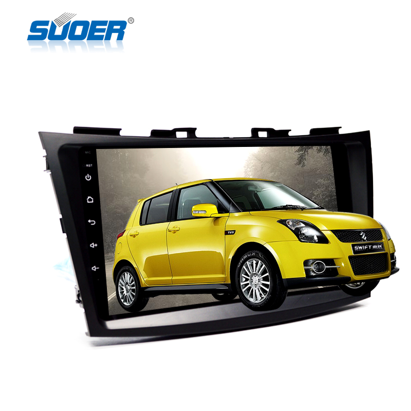 Оптовая продажа 9 дюймов Зеркало Ссылка Quad Core Android навигации плеер с GPS, Wi-Fi, BT для Suzuki Swift