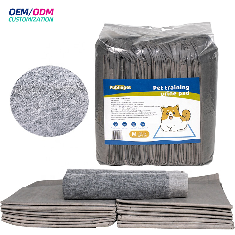 Custom OEM ODM Underpad Pet Disposable Pet Pads Leak-Proof 5-Layer Dog Training Pads Fast Absorbent Pee Pads For Dogs
