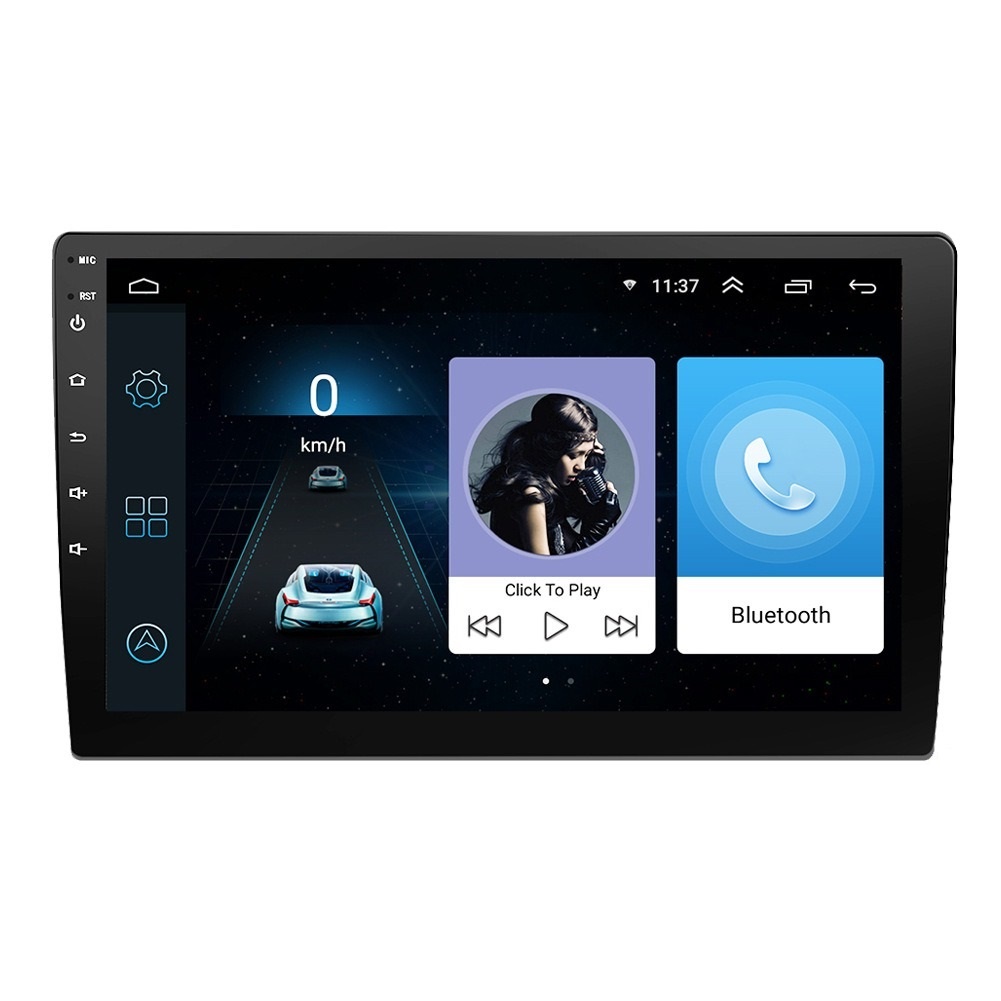Автомагнитола 2 Din на Android, мультимедийный видеоплеер с GPS для Volkswagen, Nissan, Hyundai, Kia, toyota, LADA, Ford, Chevrolet, ISO, 2 Гб ОЗУ