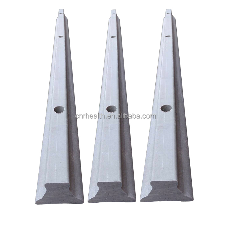 parking curb/Heavy Duty Plastic Car Stopper/Rubber Parking Wheel Stop