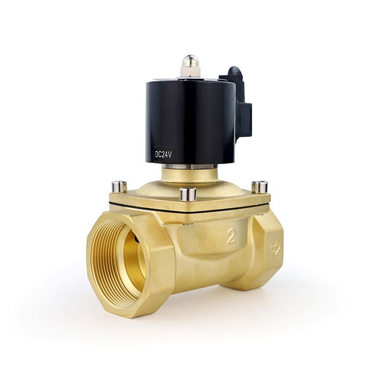 2 Way 24VDC Normally Closed Corrosion Resistant PTFE Solenoid Valve for Chemicals