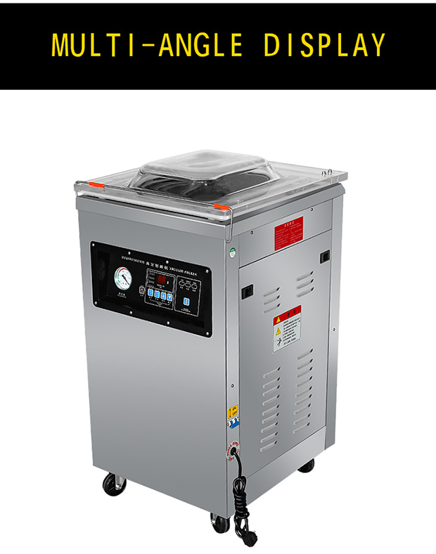 DZ400/2D Model commercial stainless steel dry fish dates grain food vacuum packing machine