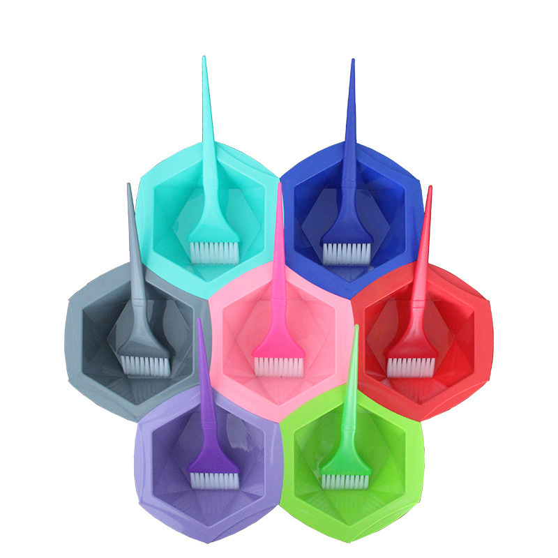Plastic Hair Salon Hair Dye Bowl Color Changing Mixing Bowls
