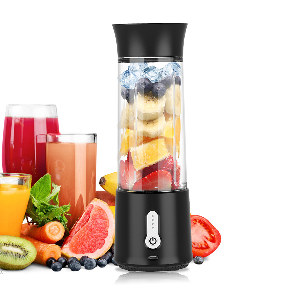 500 ml portable blender 6-leaf stainless-steel blades juicers mini slow juicer personal for travel Type-C USB port