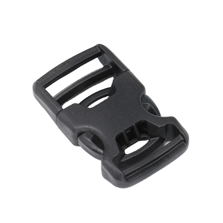 Different Size Black Plastic Side Quick Release Buckle double regulating buckle for backpack